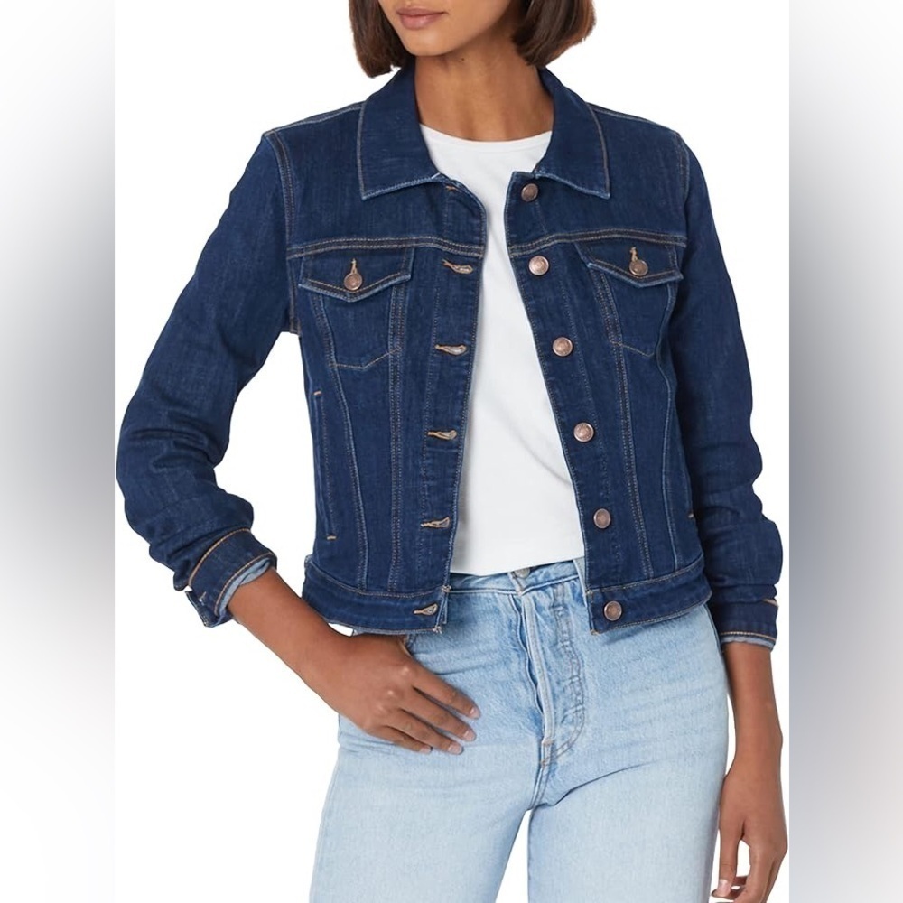J. Crew Small Trucker Jean Jacket. - Picture 1 of 13